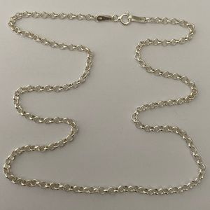 Link chain necklace 2mm 20 inches 925 silver